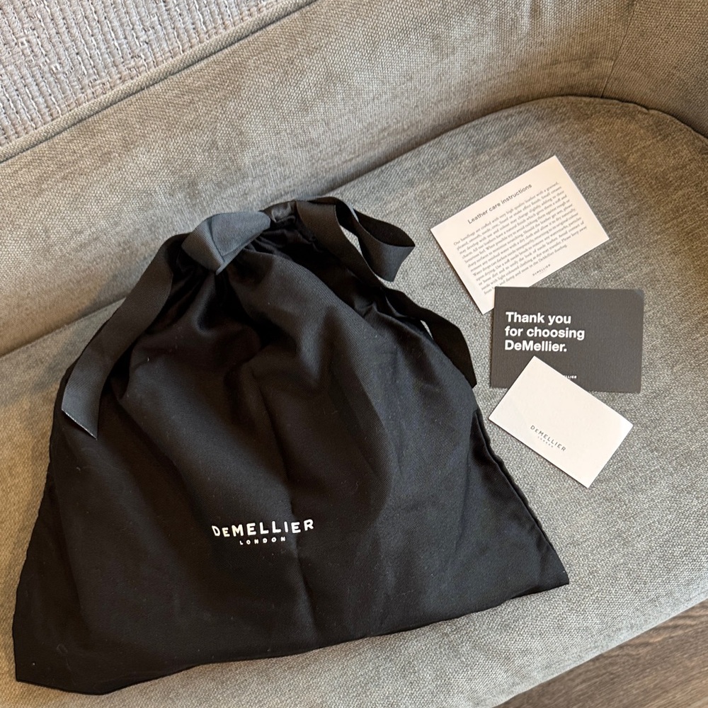 DeMellier London Croc-Embossed Crossbody Bag in Burgundy - Picture 16 of 16